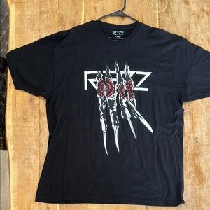Black and Red Short Sleeve Graphic Tee NWOT